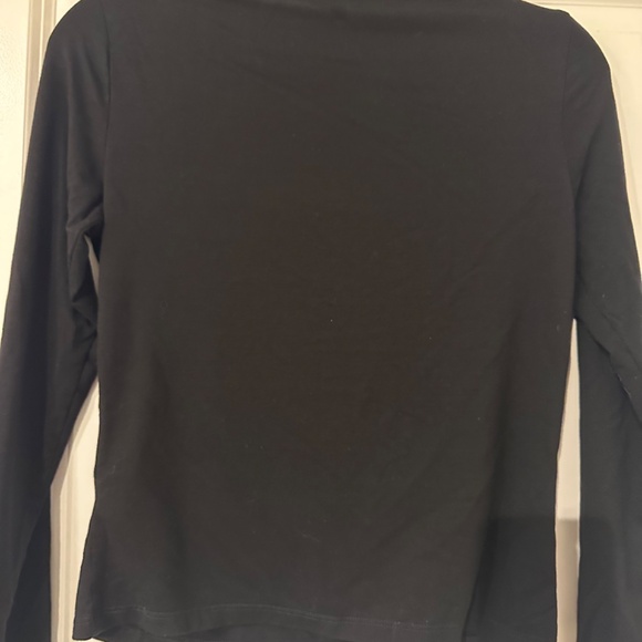 Reformation Long Sleeve Blouse - Black - Picture 5 of 6